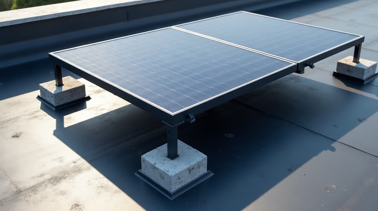 Panneaux solaires sur toit plat : ce que prévoir